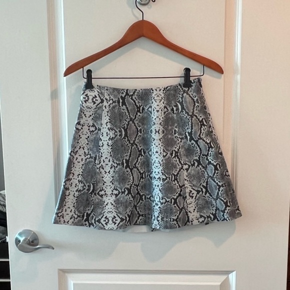 Veda python leather skirt - Picture 4 of 12